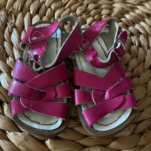 Salt Water Sandals by Hoy - Bright Pink Kids Sandals